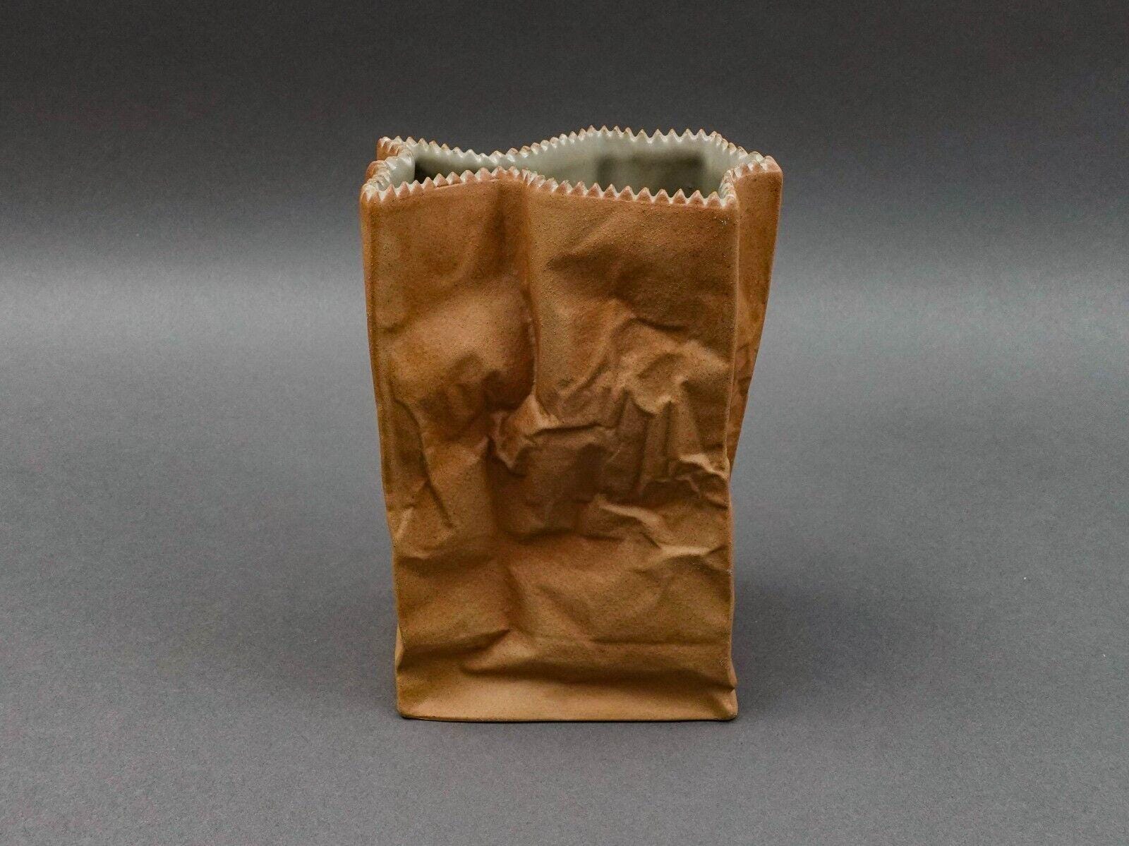 レア‼【未使用】 ローゼンタール(PAPER BAG VASE) フラワーベース Rosenthal Paper Bag Vase | eBay レア‼【未使用】 ローゼンタール