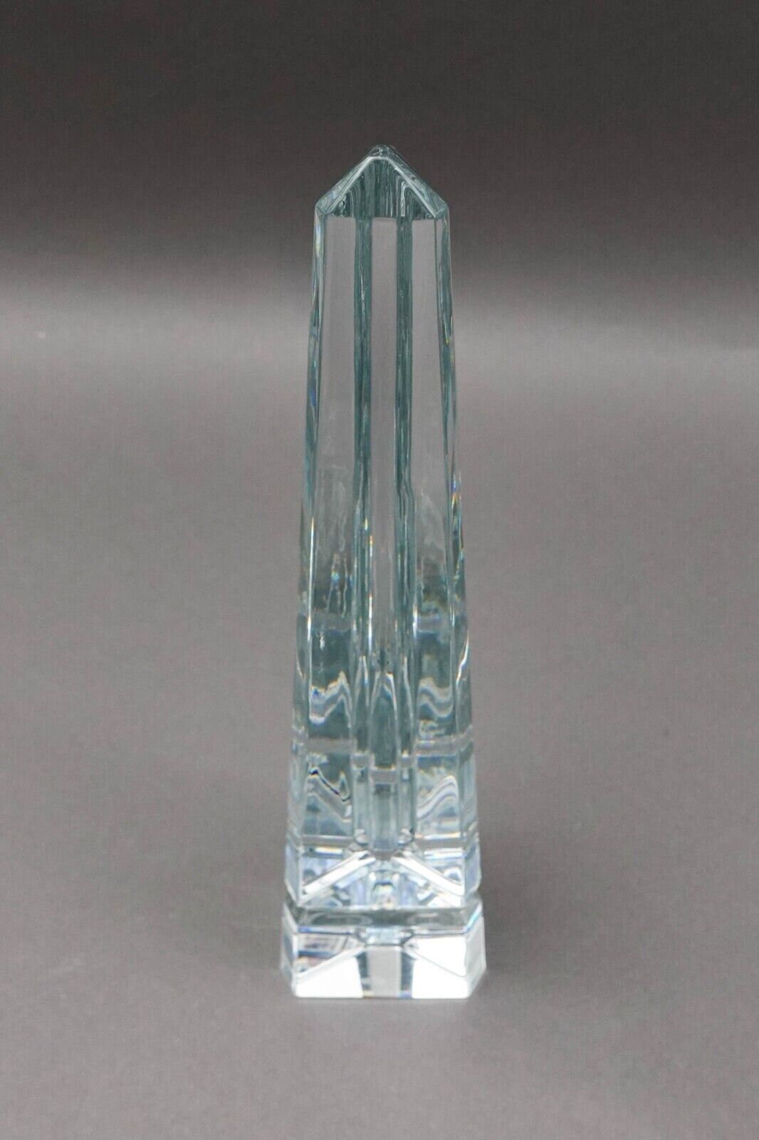 Baccarat France Osiris Crystal Obelisk Louxor Monument Sculpture