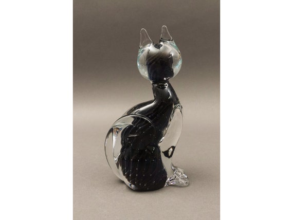 ムラノ　ねこ　ガラス　置物 ベネチア ムラーノ ヴェネチアンガラス 置物 Murano 猫 ネコ