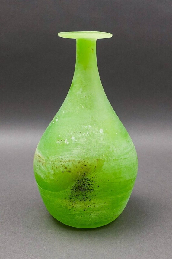 Cenedese Signed Vetri Murano Italian Vintage Mid Century Scavo