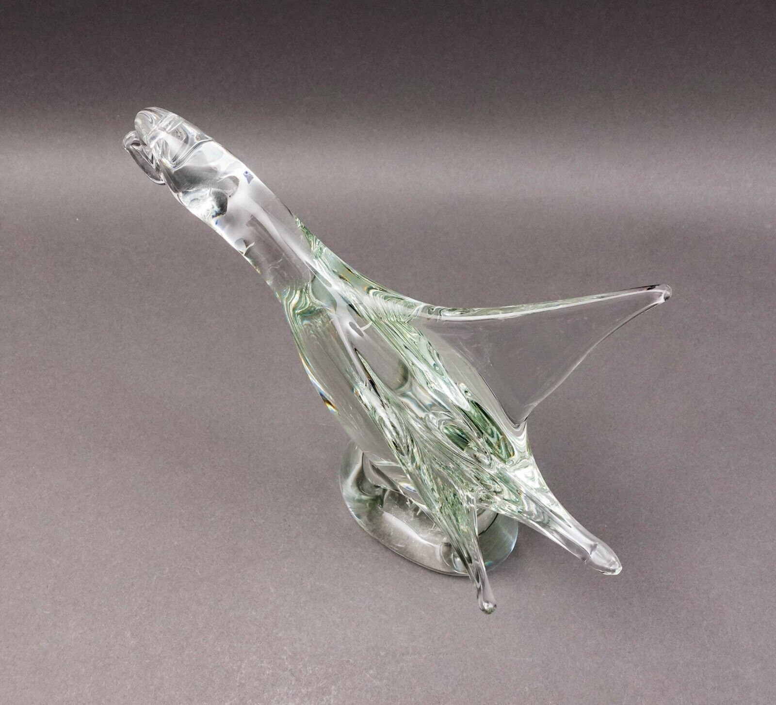 Licio Zanetti Italy Hand Blown Murano Art Glass Goose Duck Bird