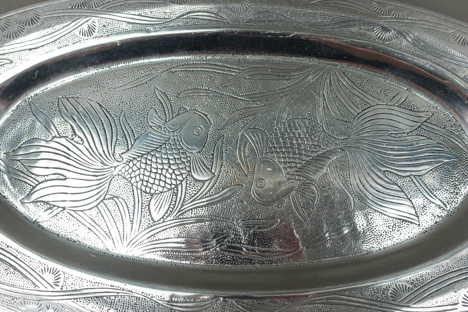 Arthur Court Designs 1979 Rare Koi Fish Handled Large 24