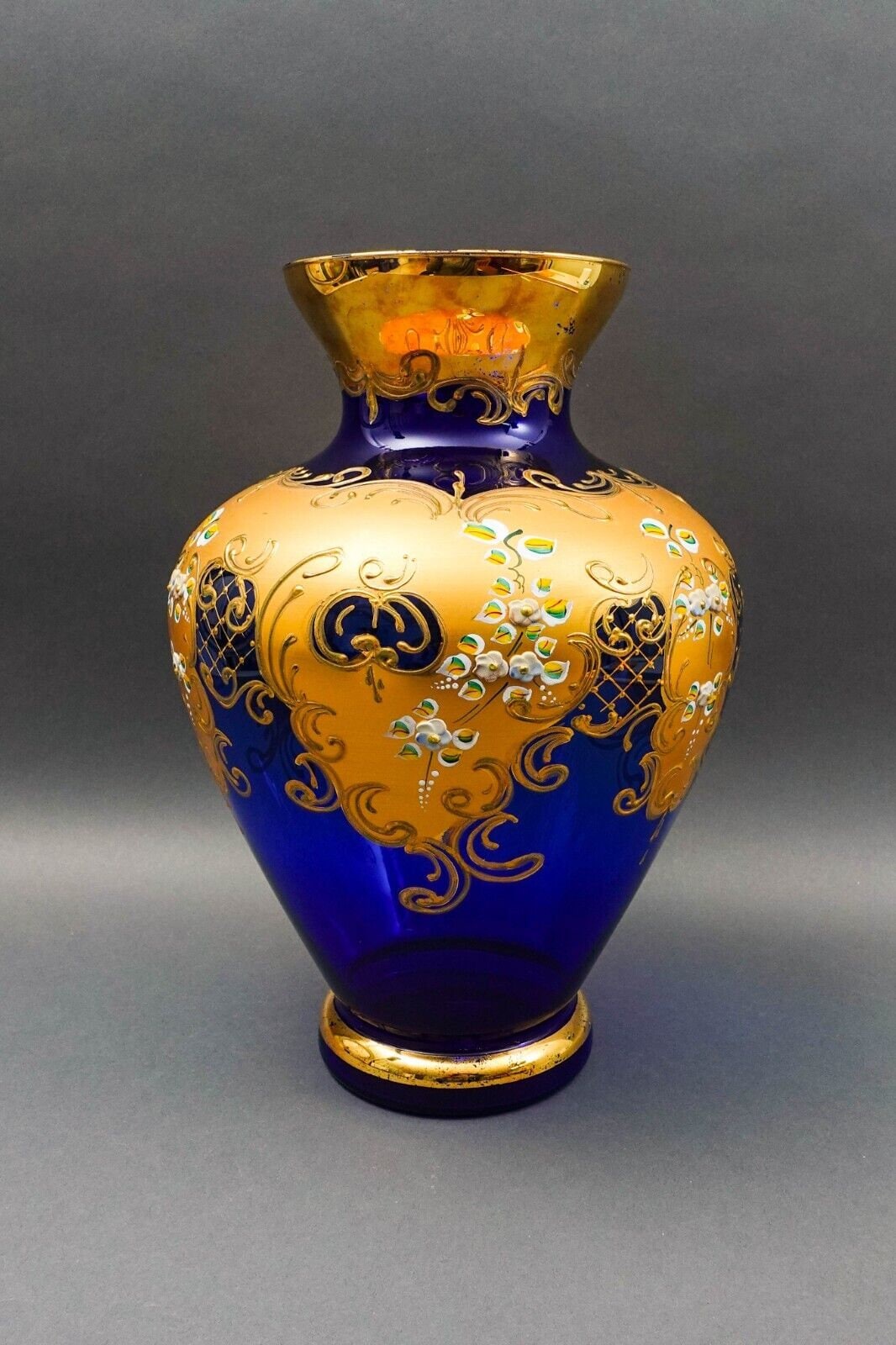 MURANO GLASS 花瓶 フラワーベース ６０‘s ミッドセンチュリー MURANO GLASS 花瓶 フラワーベース 60's ミッドセンチュリー