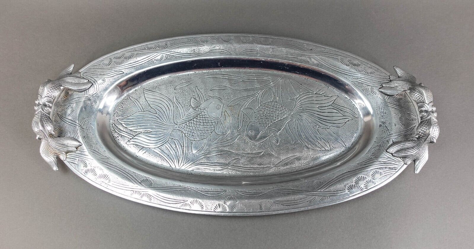 Arthur Court Designs 1979 Rare Koi Fish Handled Large 24