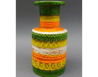 Bitossi Rimini Sunset Ball Vase, Aldo Londi Design, Italian