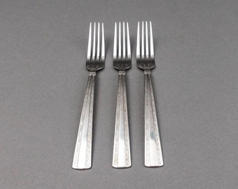 Waterford Greenwich 18/10 Stainless Steel 8" Dinner Fork Set Of 3