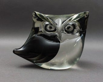 Vintage Murano V. Nason & C. Green Glass Obelisk Paperweight Art