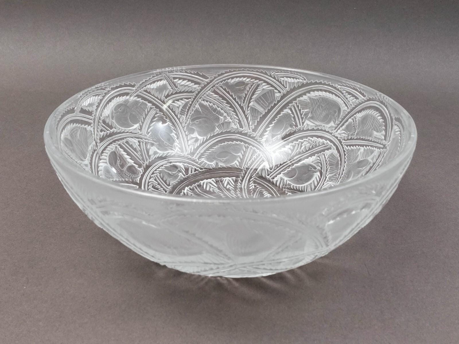 ラリッククリスタル フランス サイン入り ピンソンズ フィンチ バード