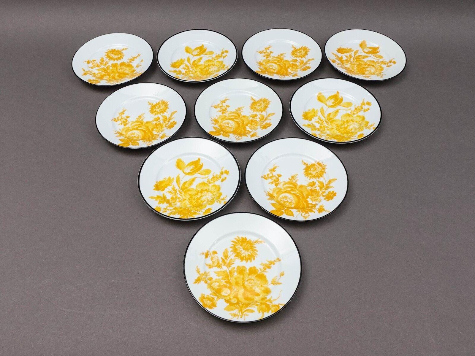 【未使用】Limoges Site Corot 手描きプレート 19cm 4枚 Bill Goldsmith Site Corot Limoges France Potpourri 6
