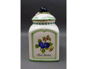 ビレロイ＆ボッホ フレンチガーデンチャーム 蓋付き大型キャニスター