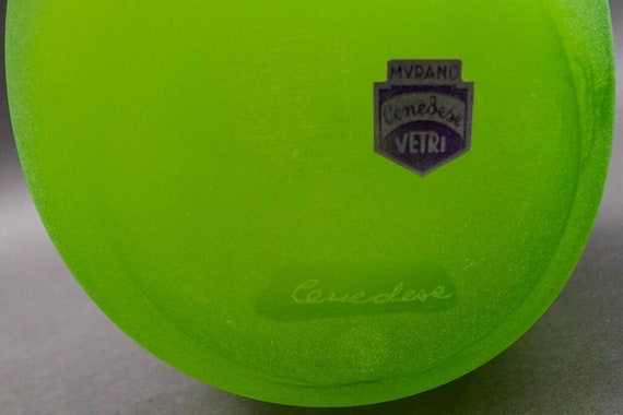 Cenedese サイン入り Vetri Murano イタリア製 ヴィンテージ ミッド 