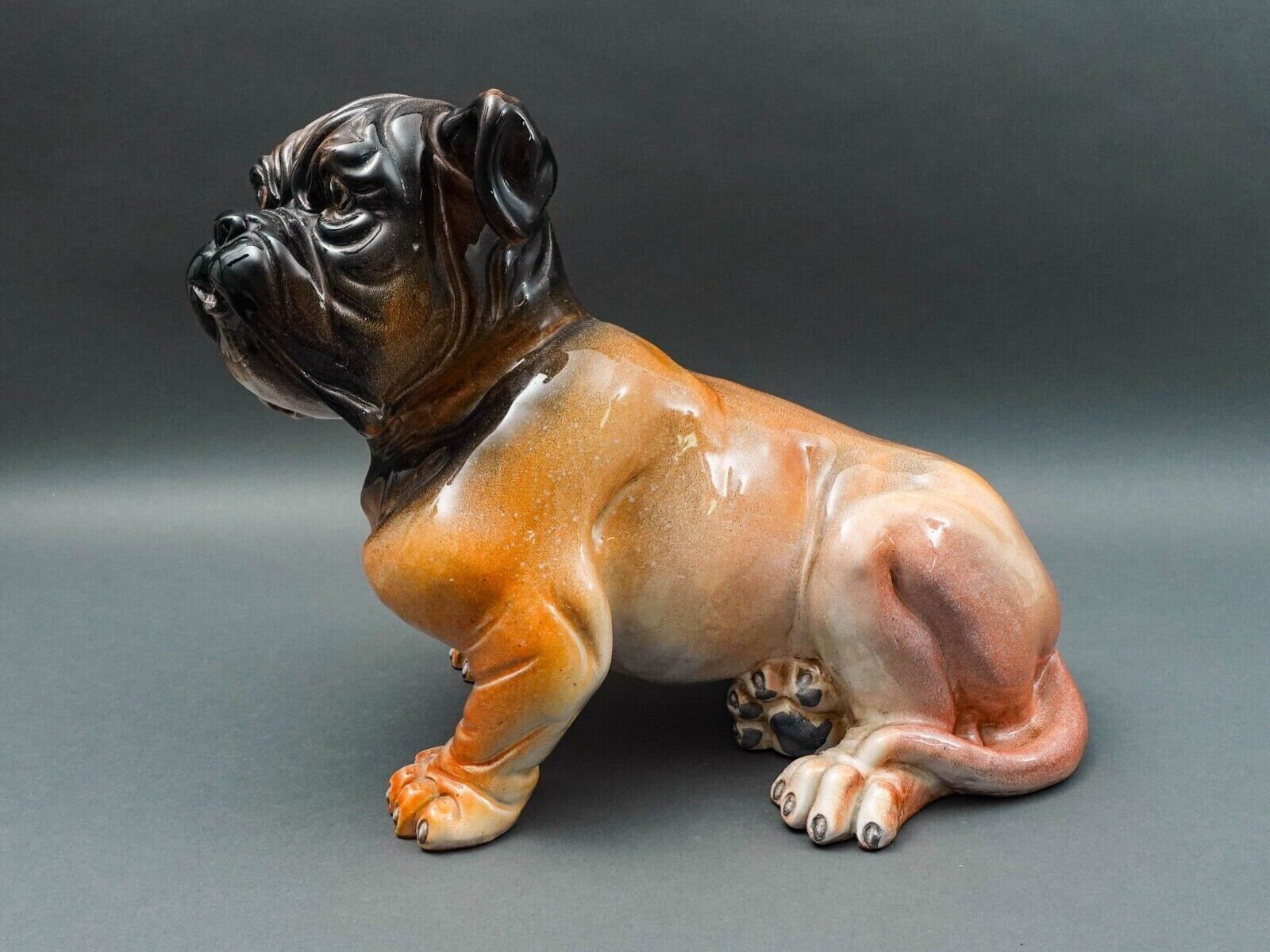 Vintage Bulldog Chalkware - Etsy Singapore