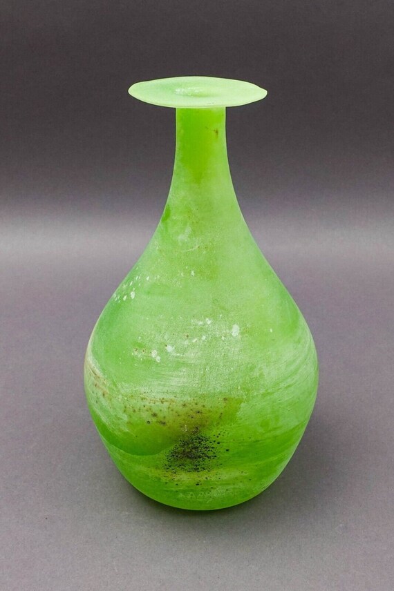 Cenedese Signed Vetri Murano Italian Vintage Mid Century Scavo