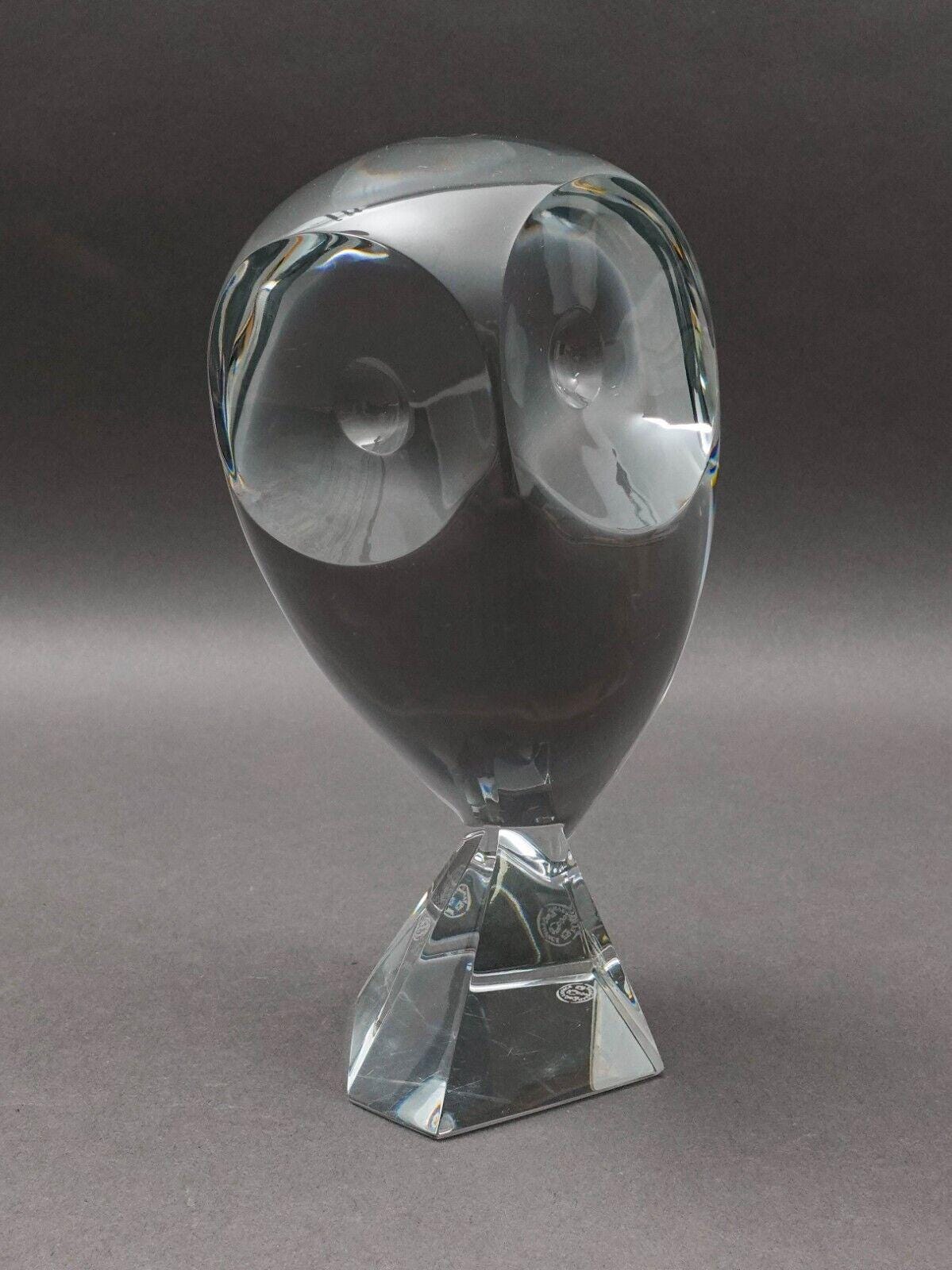 フランス製クリスタル鳥フィギュア２体 フランス製クリスタル鳥フィギュア2体新品