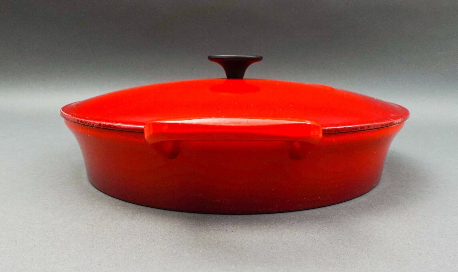 Le Creuset Vintage 32 Red Fait Tout Cast Iron Braiser Shallow Casserole