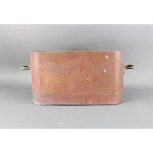 Lamalle N.Y. City France Huge Heavy Gauge Hammered Copper Roaring Pan Tin Linned