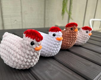 Gehäkelte Baby Huhn Plüschie: Squishy handgemachtes Spielzeug