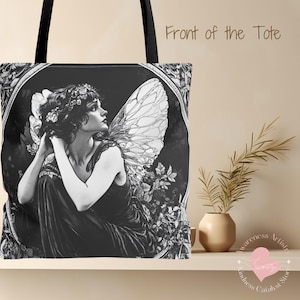 Art Nouveau Tote Bag | Alphonse Mucha style Art Bag | Gift for Art Lover | Fashionable Tote | Mother&#39;s Day Gift | Unique Shopper Bag