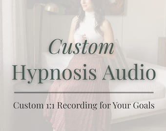 Custom Hypnosis for Anxiety and Overthinking | Made for You Audio Calm & Confidence (Digital Download)
