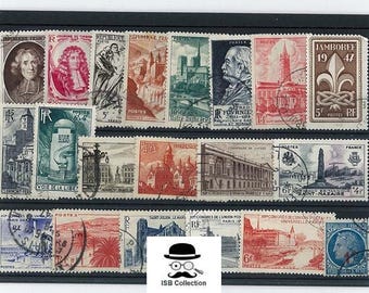 1947 France full year postmarked