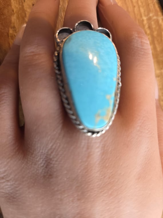 Statement Turquoise ring - image 5