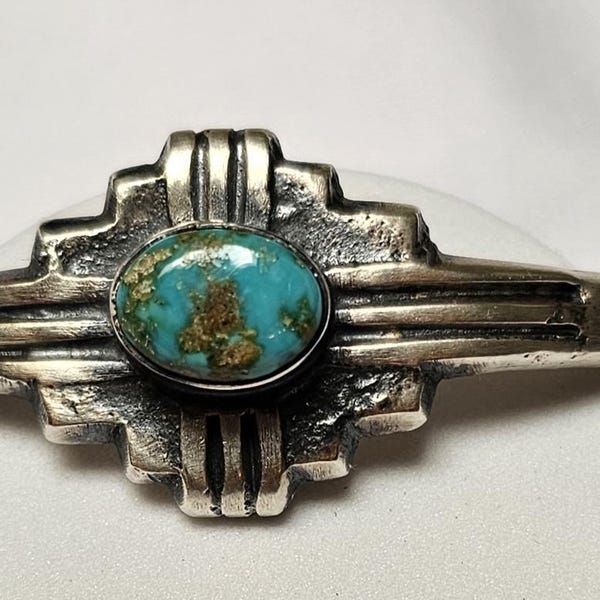 ZIA Turquoise cuff from Chimney Butte