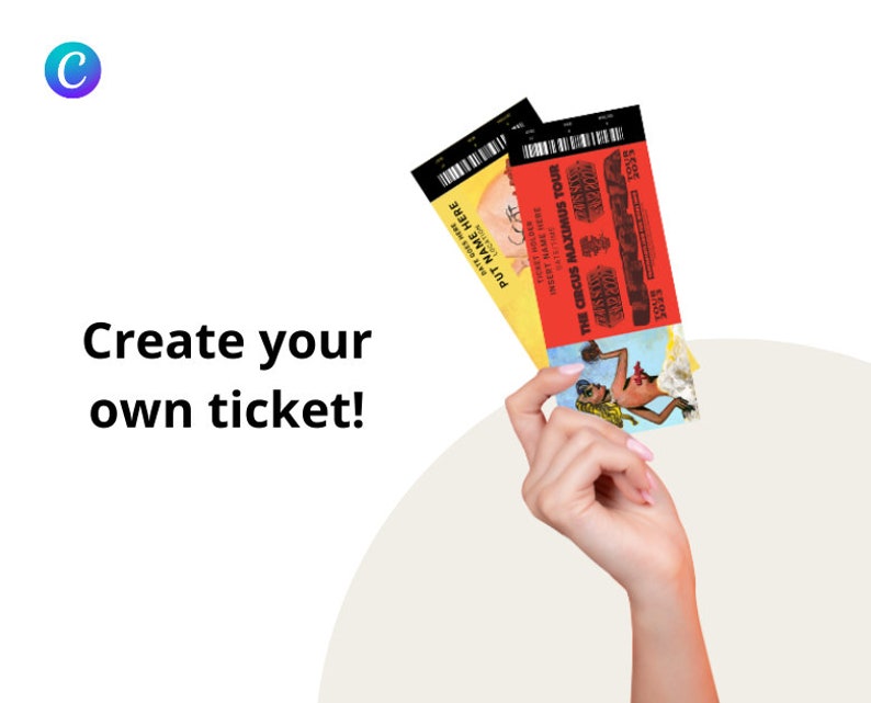 5 X Custom Travis Scott Utopia Tour Ticket Template Personalized, Editable & Printable Canva