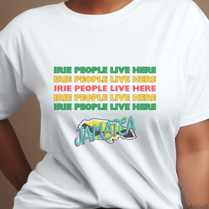 Jamaica t-shirt, Jamaica souvenir t-shirt gift, jamaica travel t-shirt, caribbean travel gift, jamaica reggae t-shirt, jamaica irie t-shirt