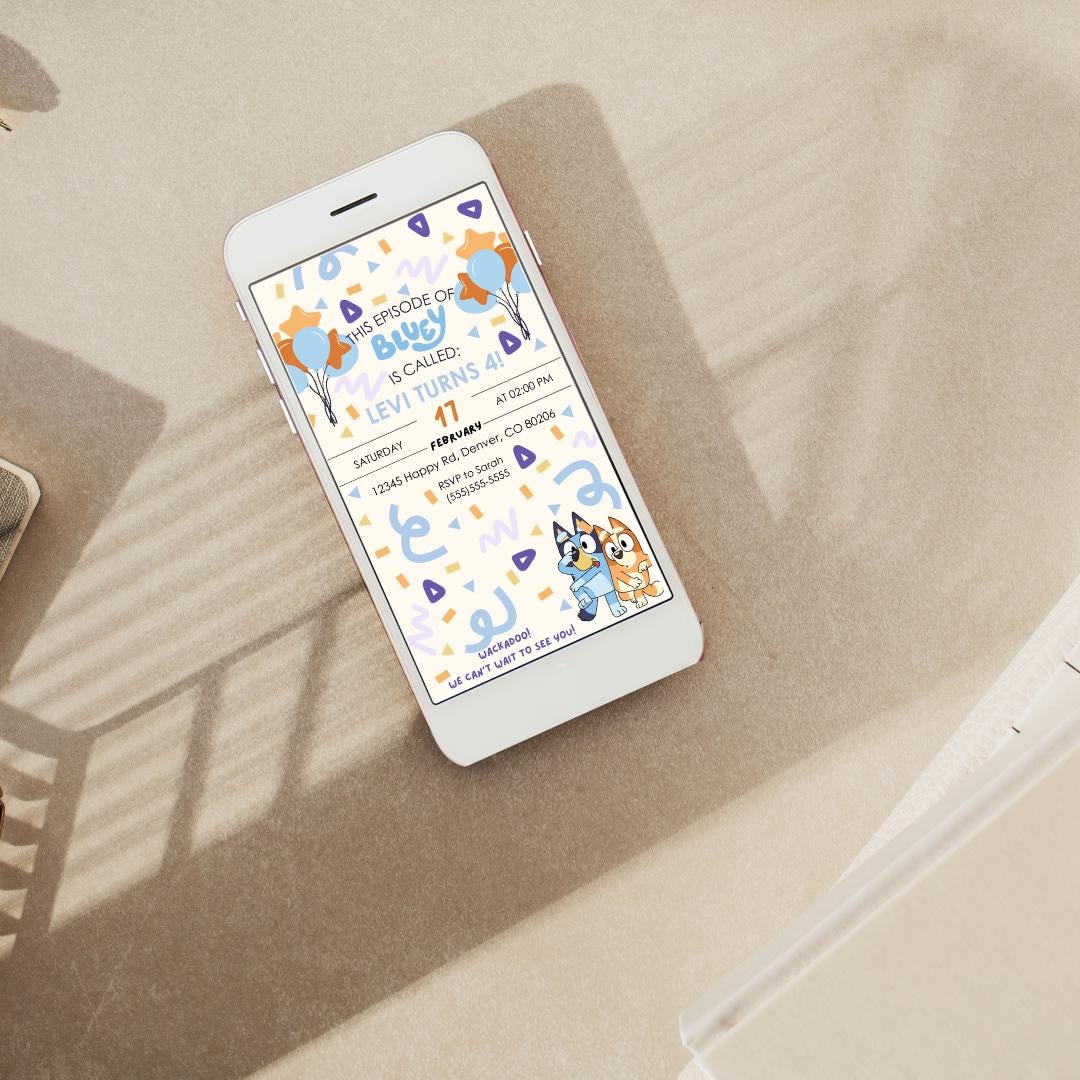 Canva Invitation Template (5x7 & Phone)