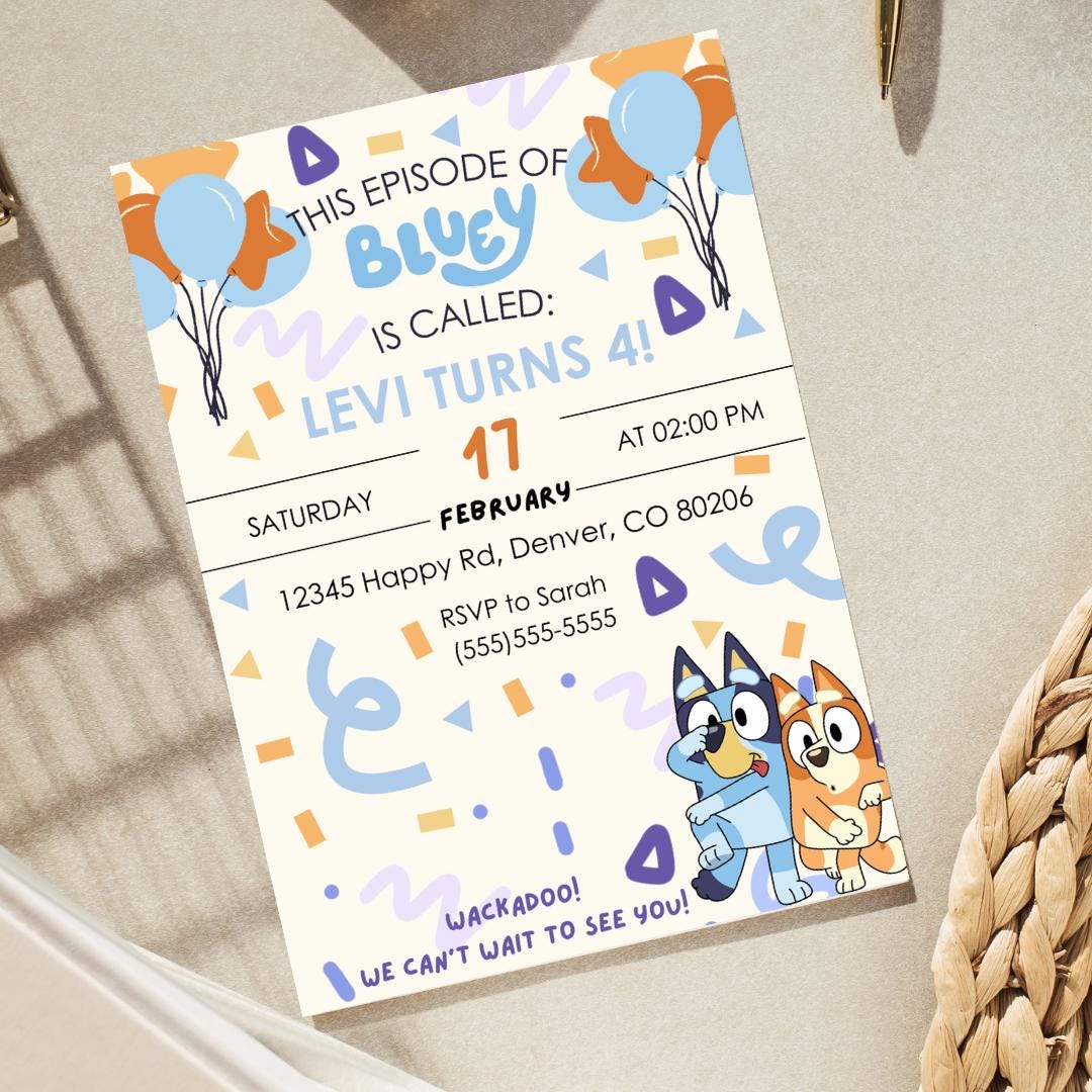 Canva Invitation Template (5x7 & Phone)