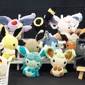 Evolution Fox Monster Cute Crochet Amigurumi Plushy