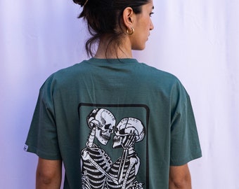 Camiseta Tarot "lovers" Croptop