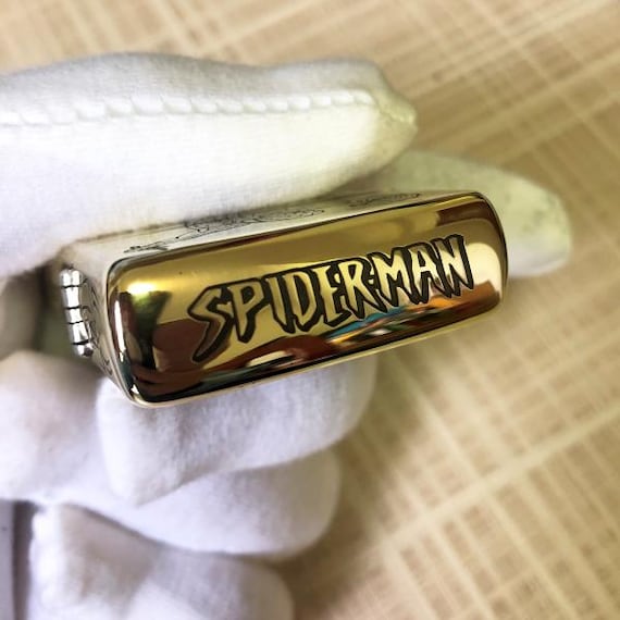 Zippo Very Rare Spiderman Brass Limited Edition Asian Market