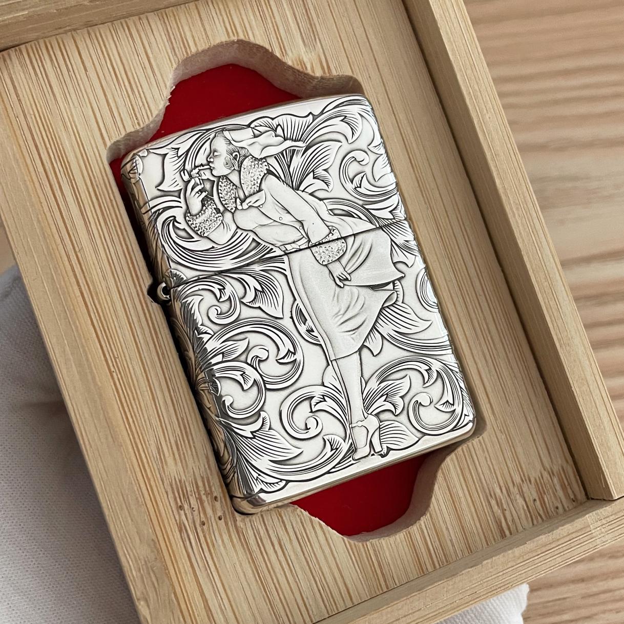 Zippo Very Rare Windy Sterling Silver New in Box Asian Market - Etsy