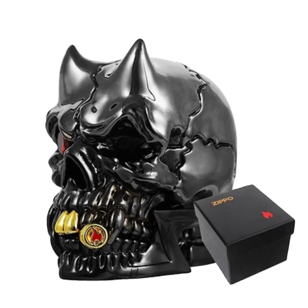 Zippo Very Rare Skull Ghost Rider 3D New in Box Asian Market Zippo Very Rare Skull Ghost Rider 3D New in Box Asian Market