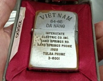 ☆値下げ【ベトナムZIPPO】VIETNAM 64-65 DA NANG Vietnam ZIPPO SNOOPY Made in 1964 Vintage From JAPAN USED
