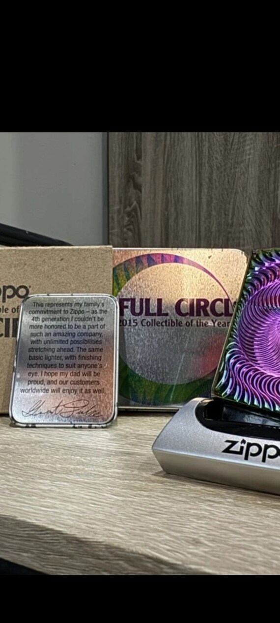 Zippo FULL CIRCLE 2015年コレクタブル Zippo FULL CIRCLE 2015年コレクタブル