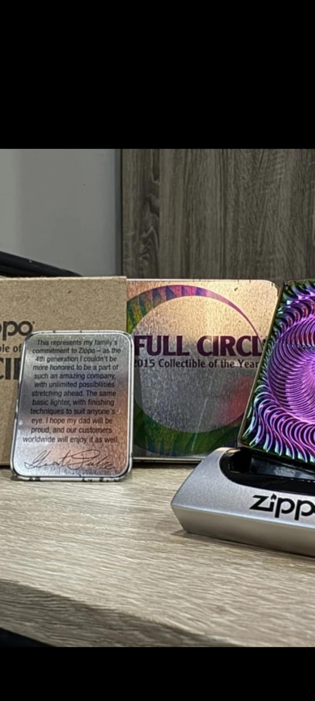 2015 Collectibleof the Year- Full Circle - ZIPPOゆかりの