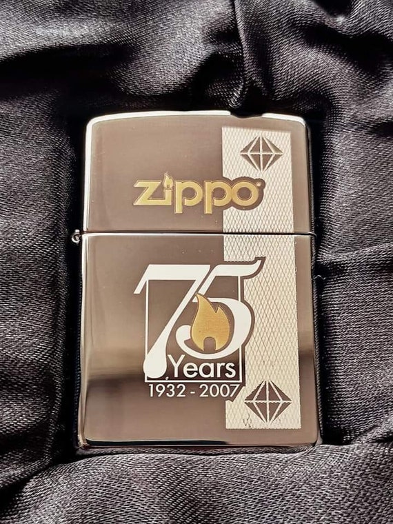 zippo 75th Anniversary lighters limited 500 swarovski 2007