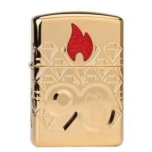 Zippo very rare 90th anniversary gold plated limited edition new in box