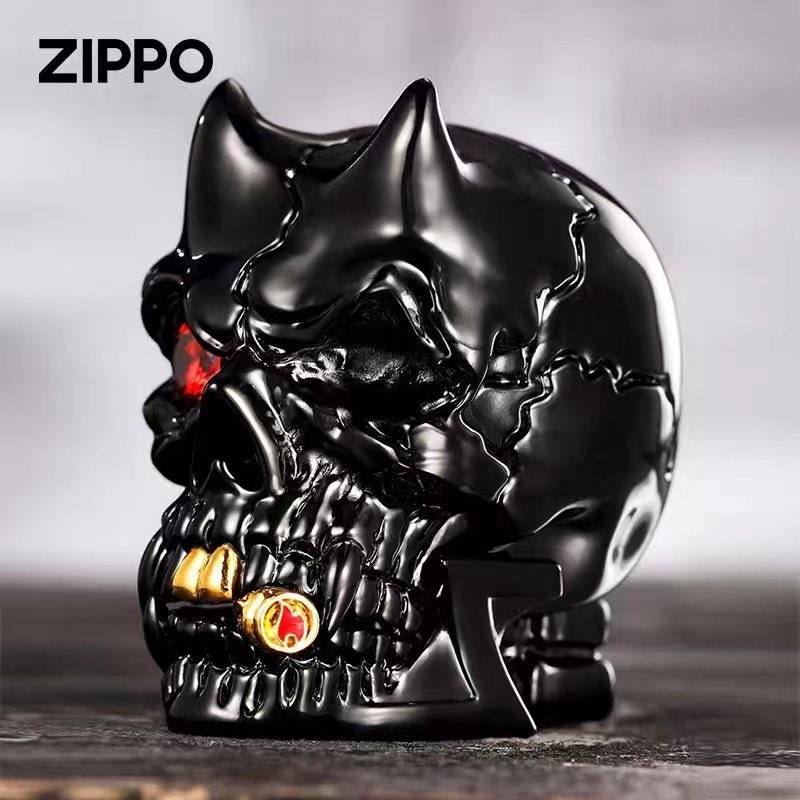 Zippo Very Rare Skull Ghost Rider 3D New in Box Asian Market Zippo Very Rare Skull Ghost Rider 3D New in Box Asian Market