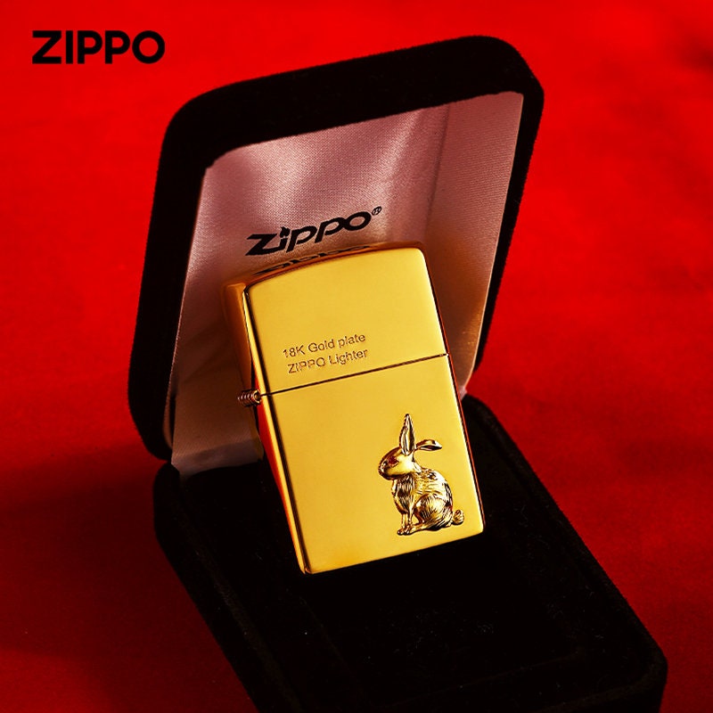 ZIPPO MONO COLLECTION CARDS　1BOX　新品未開封 Zippo Very Rare 18k Gold Plated Rabbit Emblem New in Box