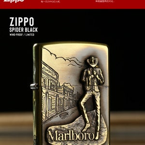 Zippo Marlboro ライター No. 0393 Zippo Lighter Marlboro Prize Leather Wrap Rare | eBay