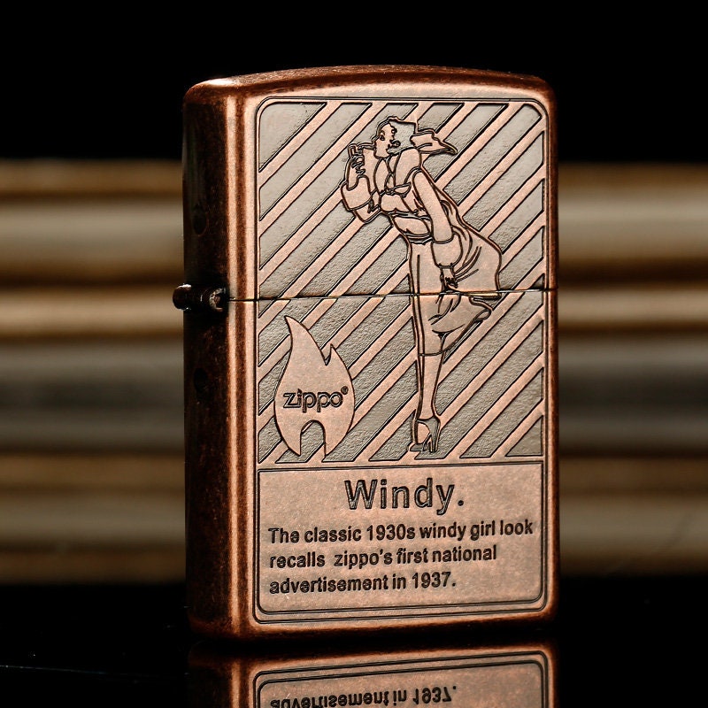 Zippo Rare Windy Antique Copper Limited Edition New in Box Zippo Rare Windy Antique Copper Limited Edition New in Box