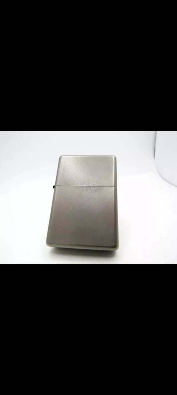 Zippo Extremely Rare Solid Titanium Used 2001 - Etsy Norway