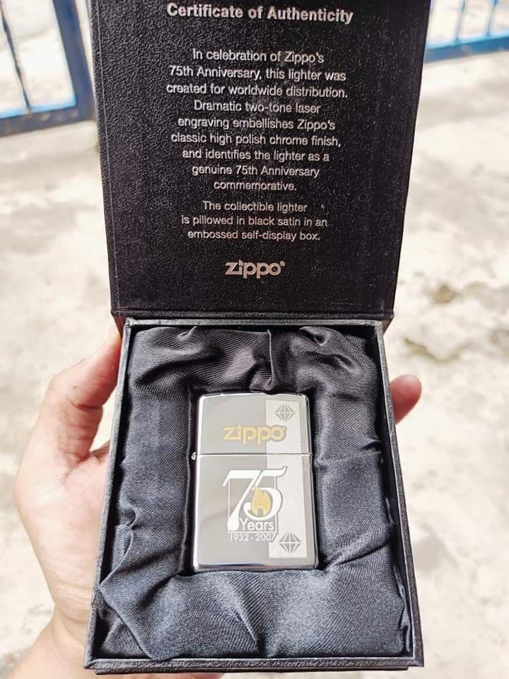 Zippo Rare 75th Anniversary Commemorative Unused in Original