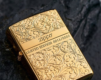 Zippo Very Nice Brass Flower Limited Edition Asian Market