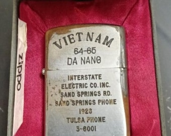 Zippo Extremely Rare Vietnam War 64-65 - Etsy