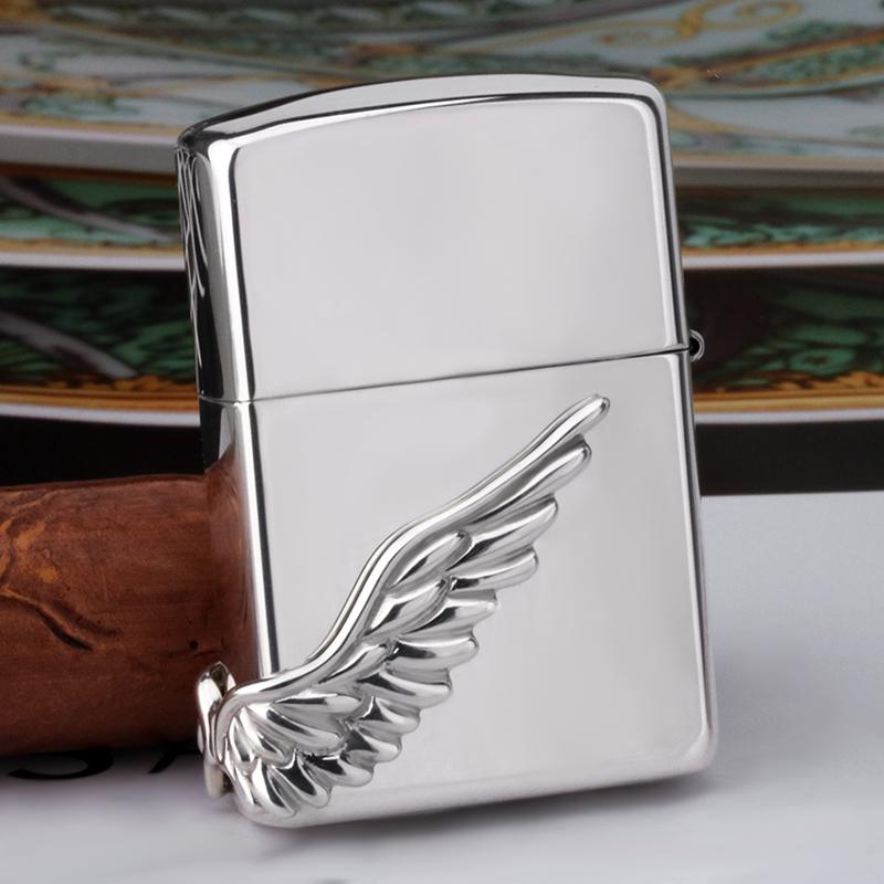 Zippo Very Rare the Angel Wings Sterling Silver Limited