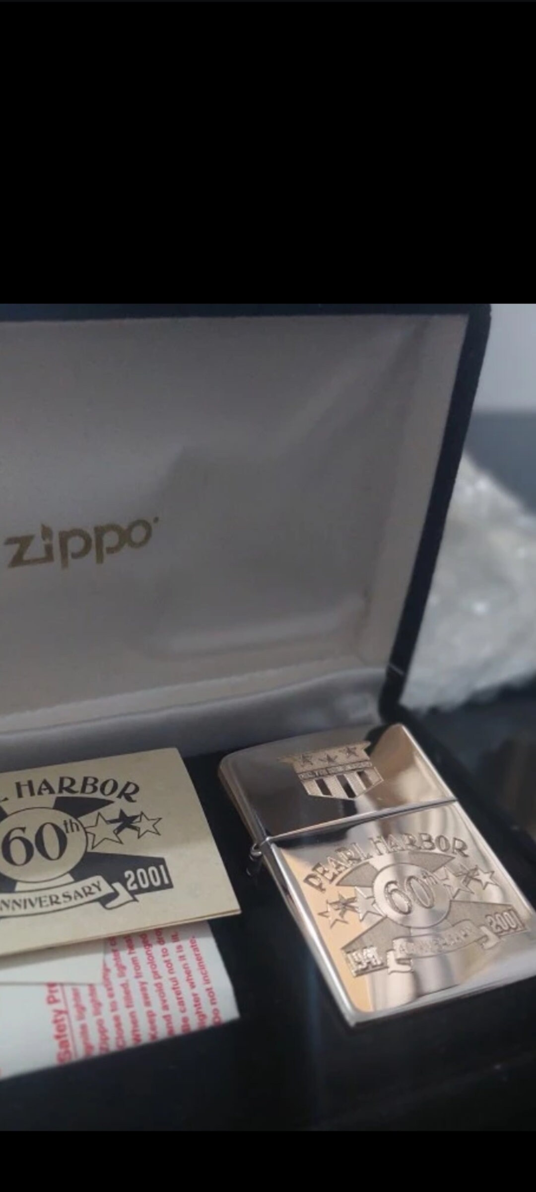 60th Anniversary STERLING Zippo（60th ANNIVERSARY 1992）